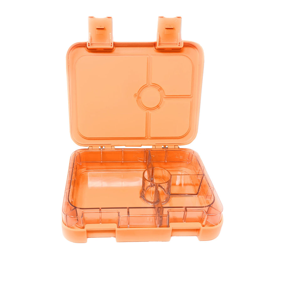 Zesty Orange Lunch Box with 4 Compartments